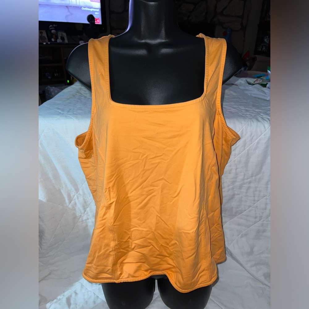 Addition Elle Square Neck Workout Tank Top